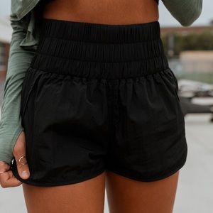Free People way home shorts black
